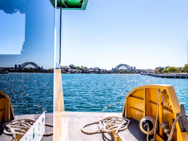 The stunning view from on board. Picture: Monique Harmer