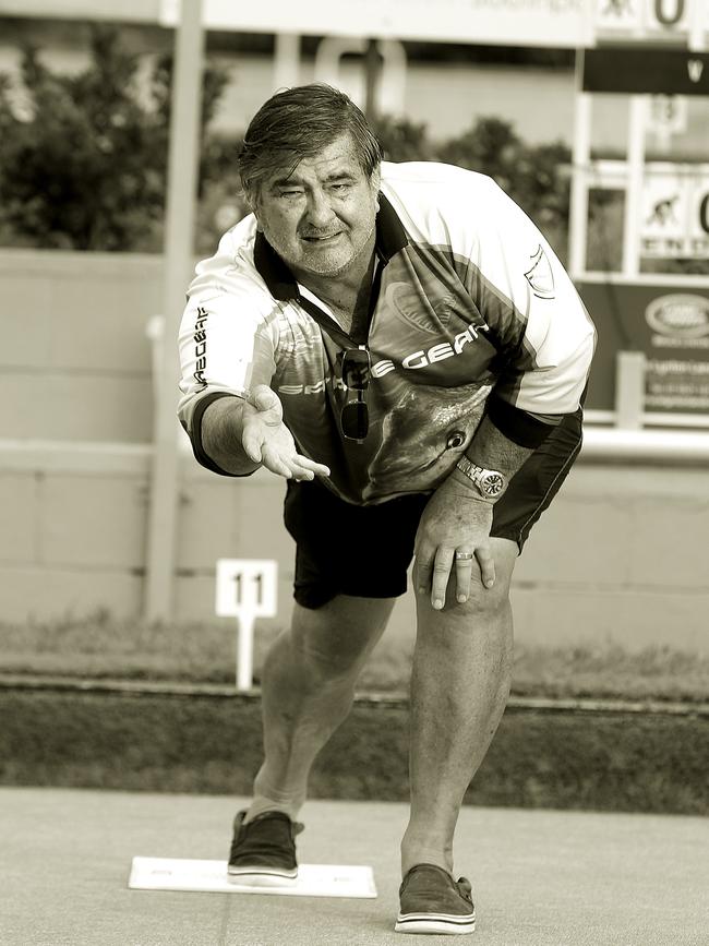 Alan Elliott at Southport Bowls Club. Photo by Richard Gosling