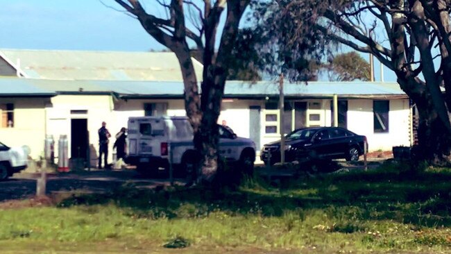 A 20-year-old Coorong man has been arrested this morning, accused of stabbing an older man at a hotel. Picture: Kate Somers/10NewsFirst Adelaide