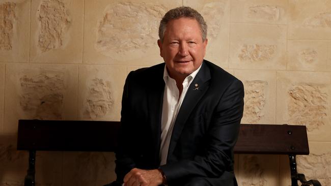 3/4/2020 Andrew Forrest talks about Cove project by Minderoo. Pic Colin Murty The Australian