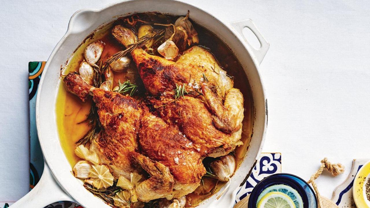 Lemon chicken with rosemary – delicious.