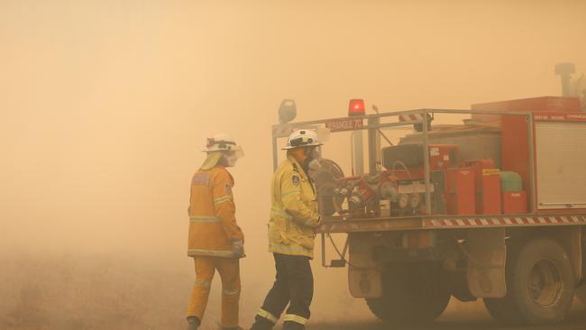 The summer’s bushfires greatly increased QBE’s catastrophe costs. Picture: AAP