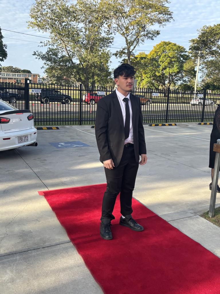Students arrive at the Maryborough State High School formal.