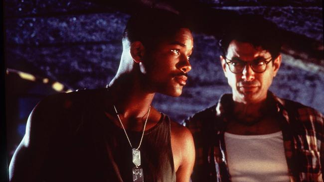 Will Smith and Jeff Goldblum brood in Independence Day.