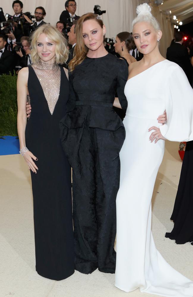 Power trio Naomi Watts, Stella McCartney and Kate Hudson.