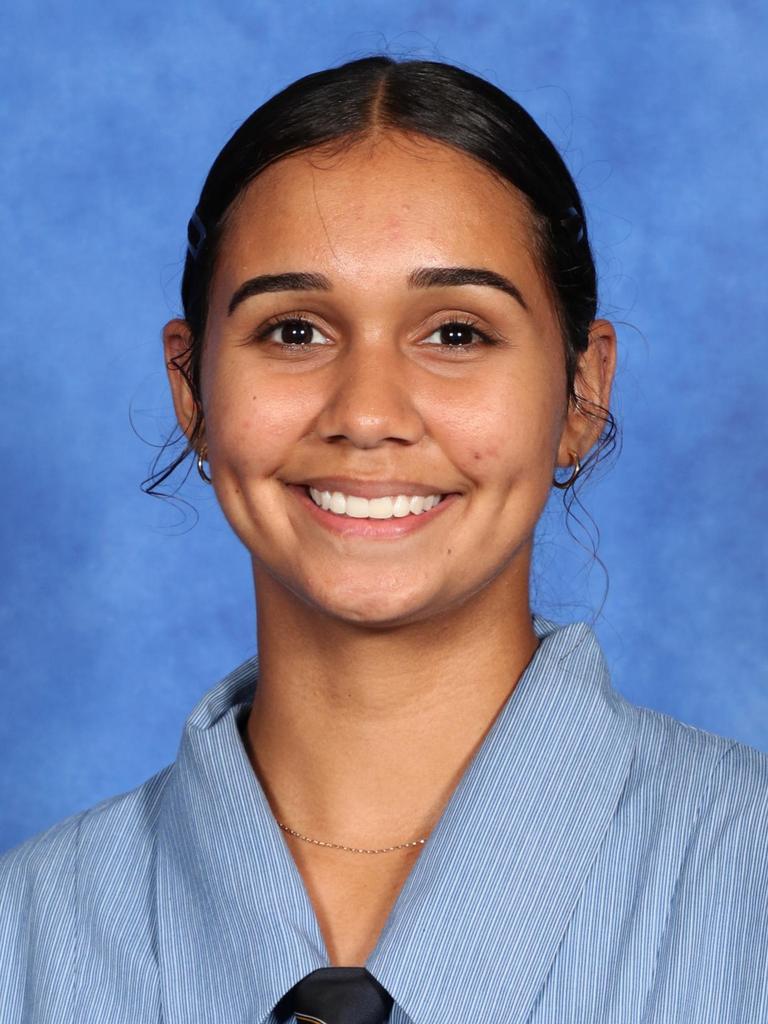 RYAN CATHOLIC COLLEGE house captain Chloe.