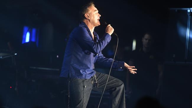 Morrissey meets the masses at his beloved Festival Hall. Picture: Rob Leeson