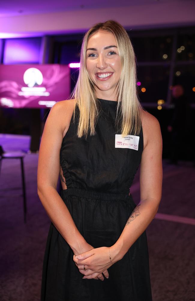 Kiana Gray at the Gold Coast Bulletin Women of the Year Awards 2024 launch at Gold Coast Convention and Exhibition Centre. Picture, Portia Large.