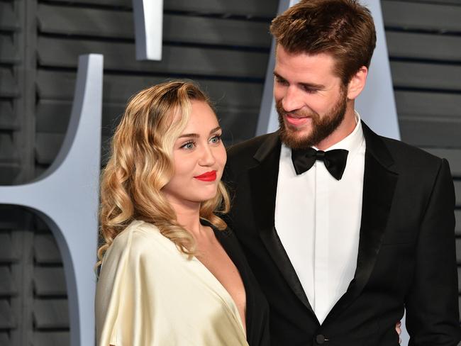 Miley Cyrus and Liam Hemsworth — who have  married after ten years of dating — have a big year ahead of them. Picture: Getty 