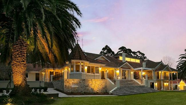 The mansion at Bowral in which Ko is selling shares