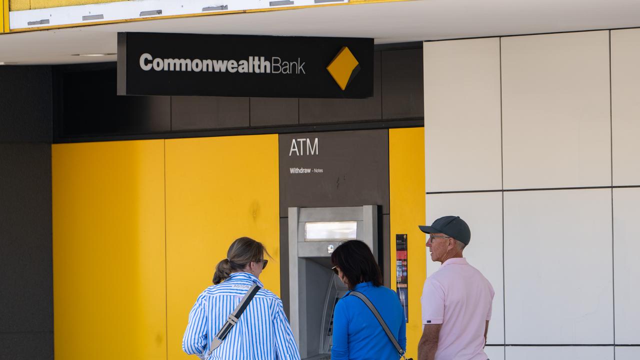 Commonwealth Bank, the country’s top lender, touched a record high of $119.37 during Thursday’s session. Picture: NCA NewsWire / Morgan Sette