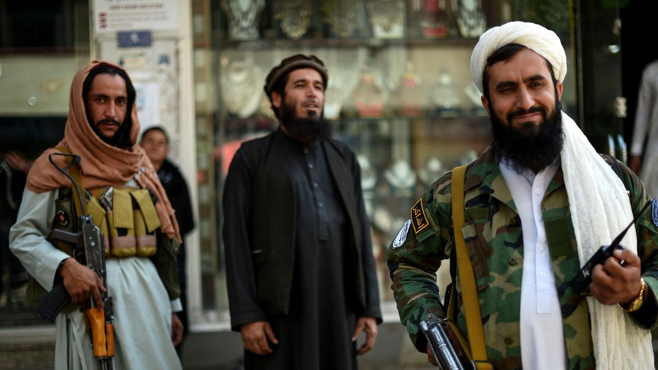 Taliban fighters in Kabul. Picture: Wakil Kohsar/AFP