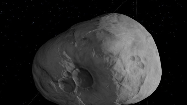 A new asteroid named 2023 DW has been discovered by scientists — and there’s a slim chance it might ruin everyone’s loved-up Valentine’s Day dinner plans. Source: NASA