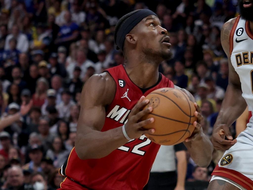 Jimmy Butler’s heroics came too late for the Heat. Picture: Getty Images