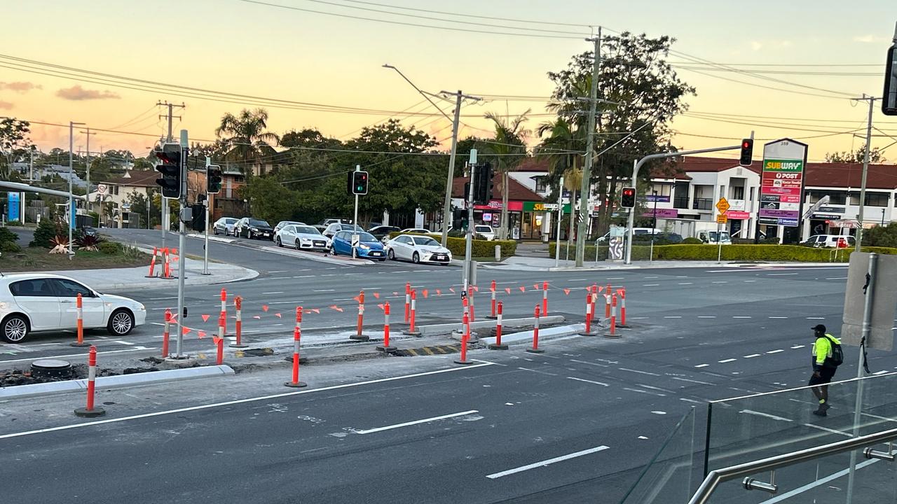 Pedestrians Dice With Traffic On Northern Transitway Works, On Gympie ...