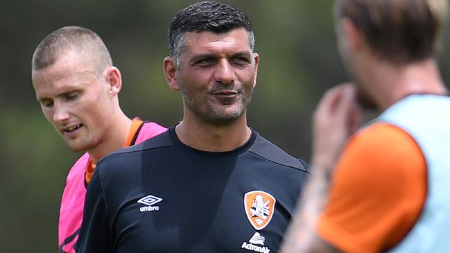 The Roar has struggled under Aloisi this season. Picture: AAP 