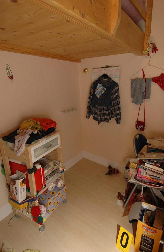 The room of Natascha Kampusch in the house of her kidnapper in Vienna. Picture: Supplied