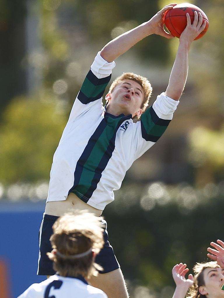 Victoria Country young gun Ned Renfree is a double threat on the sporting field, winning best on ground in the Herald Sun Shield Aussie rules finals last year. (Photo by Daniel Pockett/AFL Photos/via Getty Images)