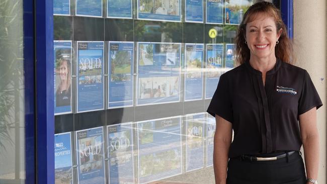 Cheryl Midavaine, owner and principal of Woolgoolga Real Estate. Safety Beach has “gone gangbusters”, she said. Picture: Chris Knight.