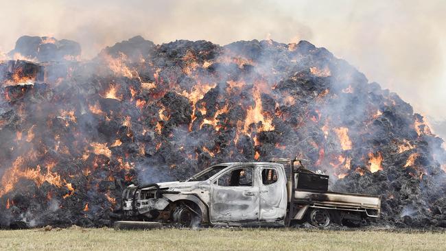 Farmers are urged to ensure hay is well cured before baling and watch for odd smells such as pipe tobacco, caramel, burning or mustiness. Picture: Alan Barber