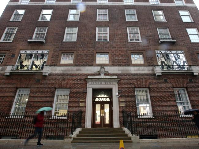 The private Lindo Wing of St Mary's Hospital. Picture: AFP PHOTO / Daniel LEAL-OLIVAS