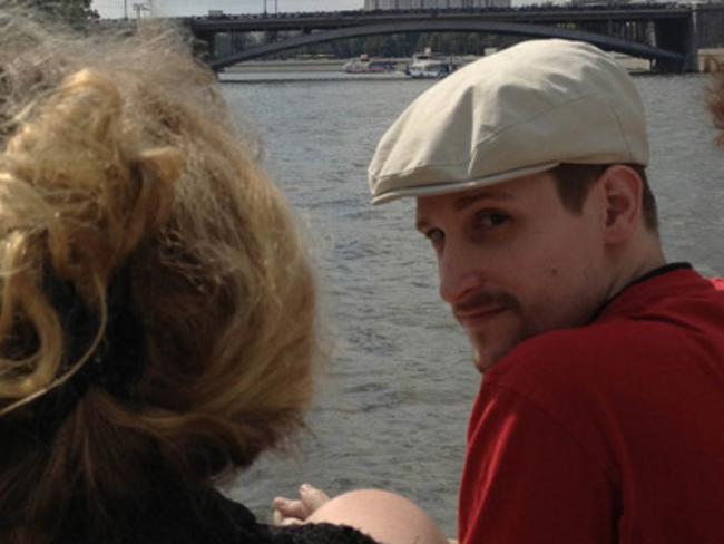 NSA whistleblower Edward Snowden sightseeing on a boat in Moscow shortly after fleeing the US. Picture: Life News