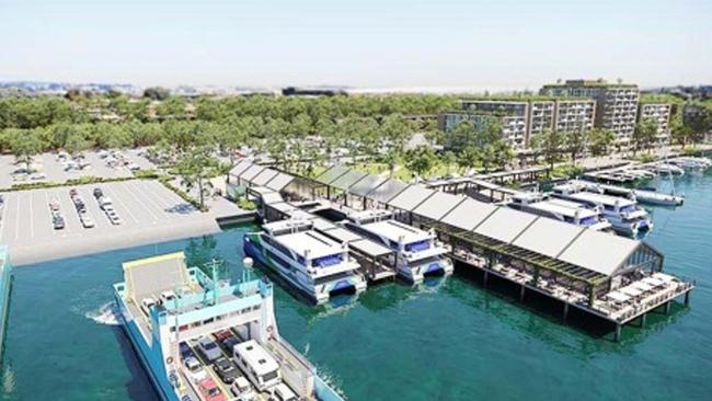 Walker Group had originally planned to build 3600 units on the foreshore at Toondah Harbour. Picture: Walker Group