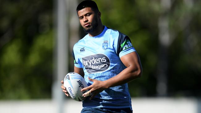 Blues debutant Payne Haas is ready for State of Origin. Picture: AAP