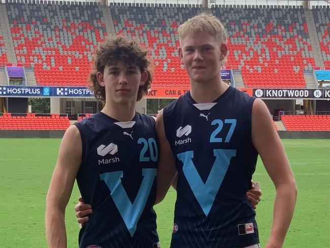 Harry Van Hattum (right) has starred for Ivanhoe. Picture: Facebook