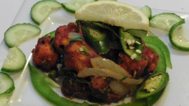 Paneer 65 at AJs Indian Restaurant, Eastwood. Picture: Steven Deare