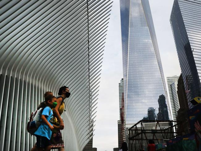 The Freedom Tower stands on the ground zero site. Picture: Spencer Platt/Getty Images/AFP