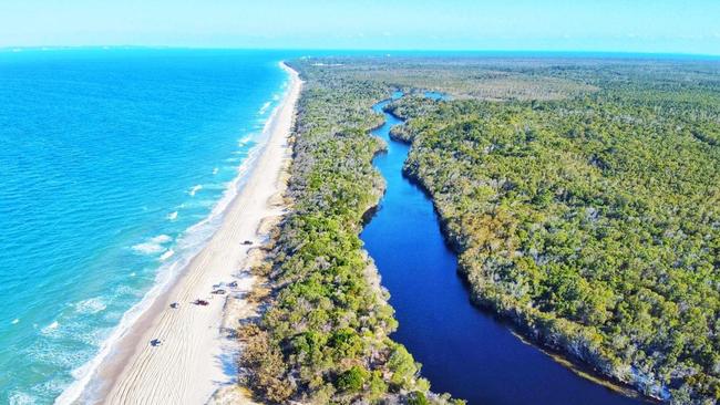 Camp at Mission Point at Bribie Island. Picture: brunoferraz02