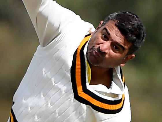 Sunshine UnitedÃs Kaushal Lokuarachchi during the VTCA grand final between Sunshine United and Doutta Stars in Albion, Saturday, March 27, 2021. Picture: Andy Brownbill