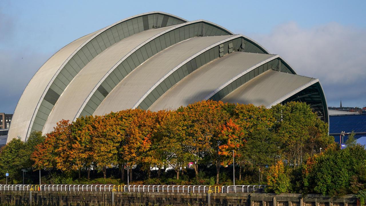 The Scottish Events Campus’ Armadillo building is central to the COP26 climate talks venue. Photographer: Ian Forsyth/Bloomberg via Getty Images