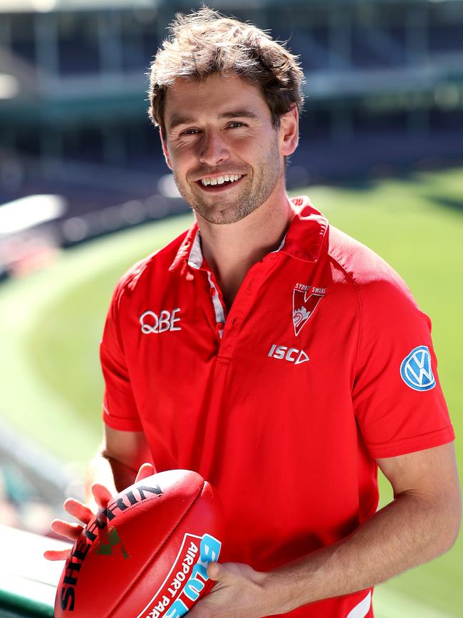 Retired Swans premiership star Nick Smith has spoken to the Hawks. Pic: Phil Hillyard