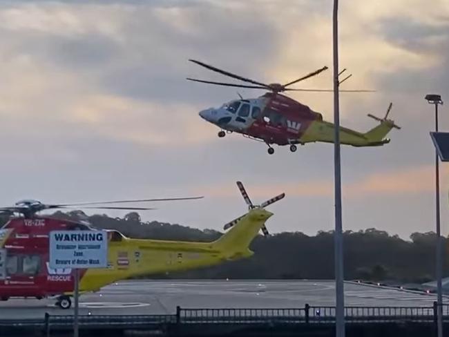 The Westpac Helicopter Rescue Service confirmed via Facebook that the driver - a woman in her 30s - was airlifted to hospital alongside the injured teenage cyclist. Picture: Facebook/ Westpac Rescue Helicopter Service - Official Site