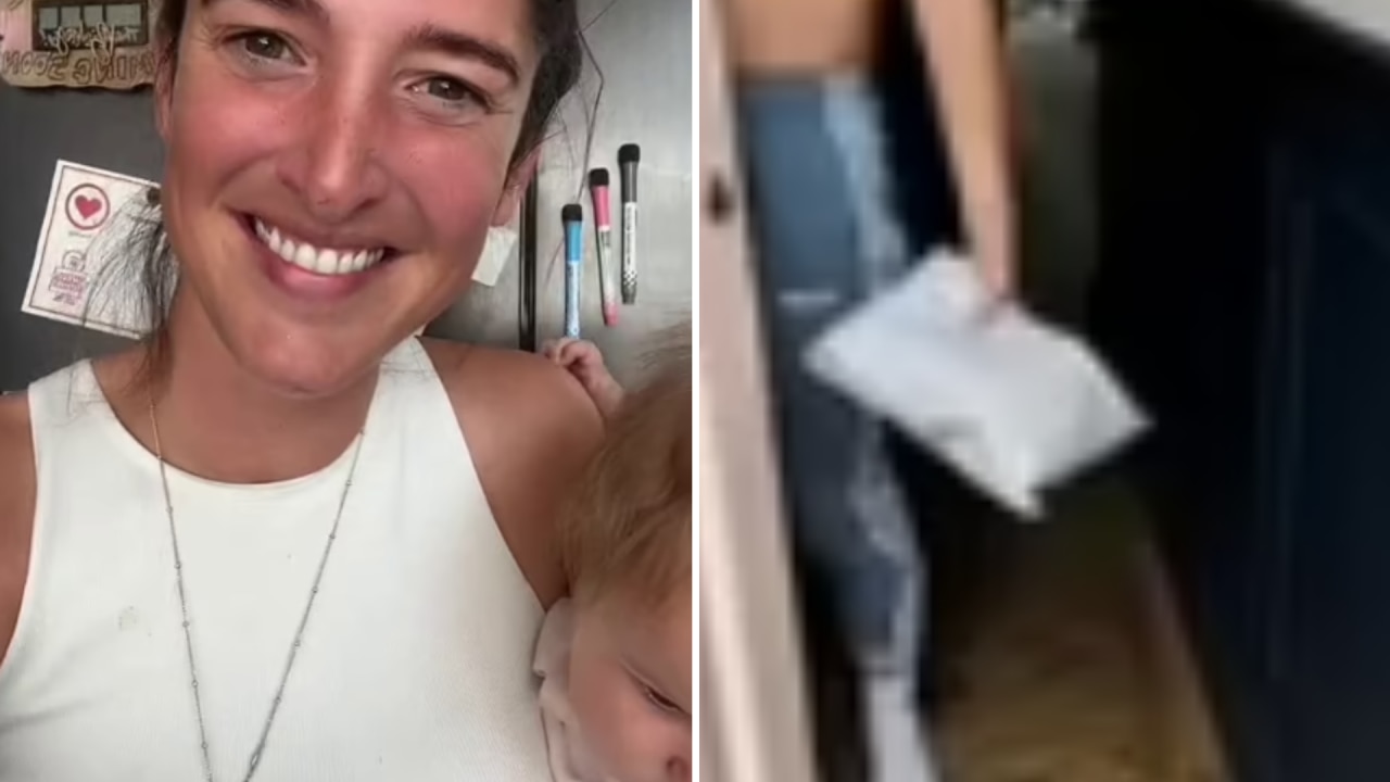 Did MOM realize her TIT popped out? - ForeverCuck