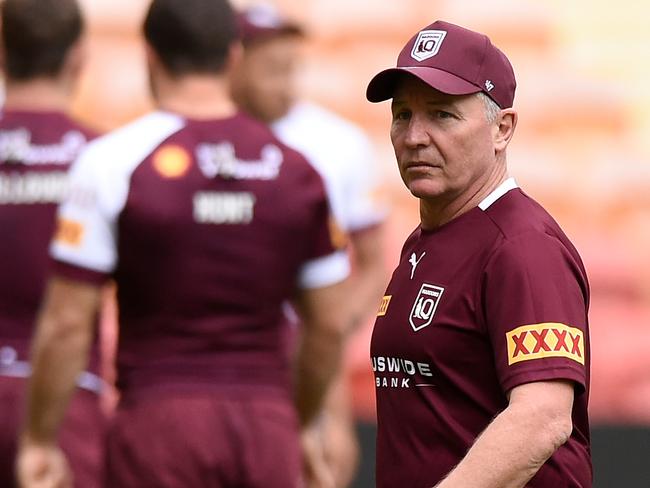 BRISBANE, AUSTRALIA - JUNE 26: Paul Green during a Queensland Maroons State of Origin captain's run at Suncorp Stadium on June 26, 2021 in Brisbane, Australia. (Photo by Matt Roberts/Getty Images)