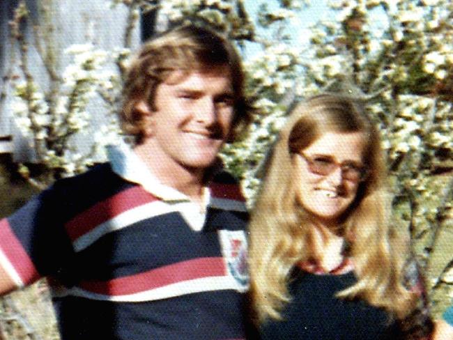 Chris Dawson with Lynette Dawson before her disappearance. Picture: Troy Bendeich