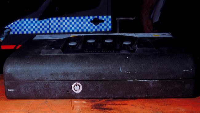 A newly-released picture of the hoax bomb. Picture: NSW Police