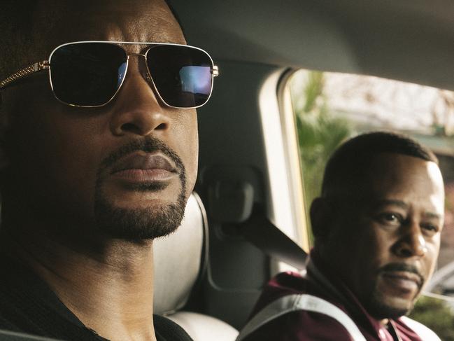 This image released by Sony Pictures shows Martin Lawrence, right, and Will Smith in a scene from "Bad Boys for Life." (Ben Rothstein/Columbia Pictures-Sony via AP)