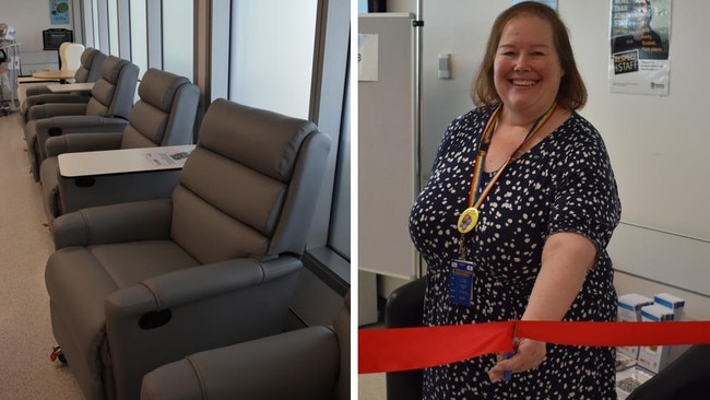 A new waiting lounge for outgoing patients, designed to speed up overturns for hospital beds, has been opened the same day the LNP slammed the government with allegations ambulance wait times were the worst in the nation.