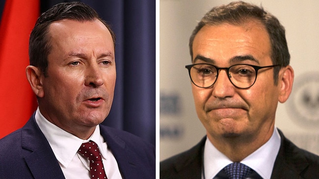 Mark McGowan insisted on Thursday that his own health advice was that Western Australia’s residents should keep away from South Australians, with no exception for Premier Steven Marshall.