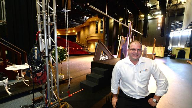 Mackay Entertainment and Convention Centre and events manager Andrew Bobeldyk. Picture: Lee Constable