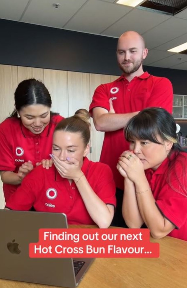 The supermarket giant teased shoppers over the new flavour on social media. Picture: TikTok/Coles