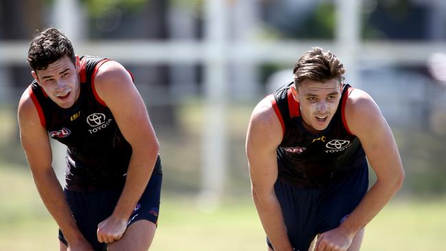 Mitch McGovern (right) is in doubt. Photo: David Clark/AAP