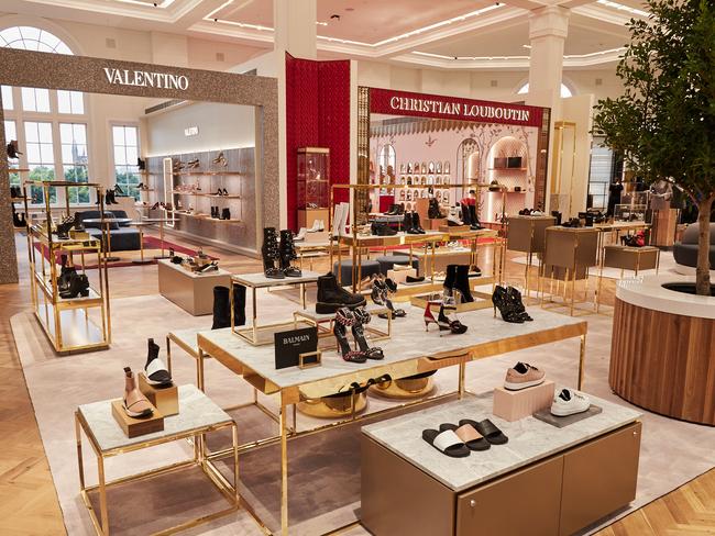 David Jones reveals entire store floor dedicated to shoes  —  Australia's leading news site