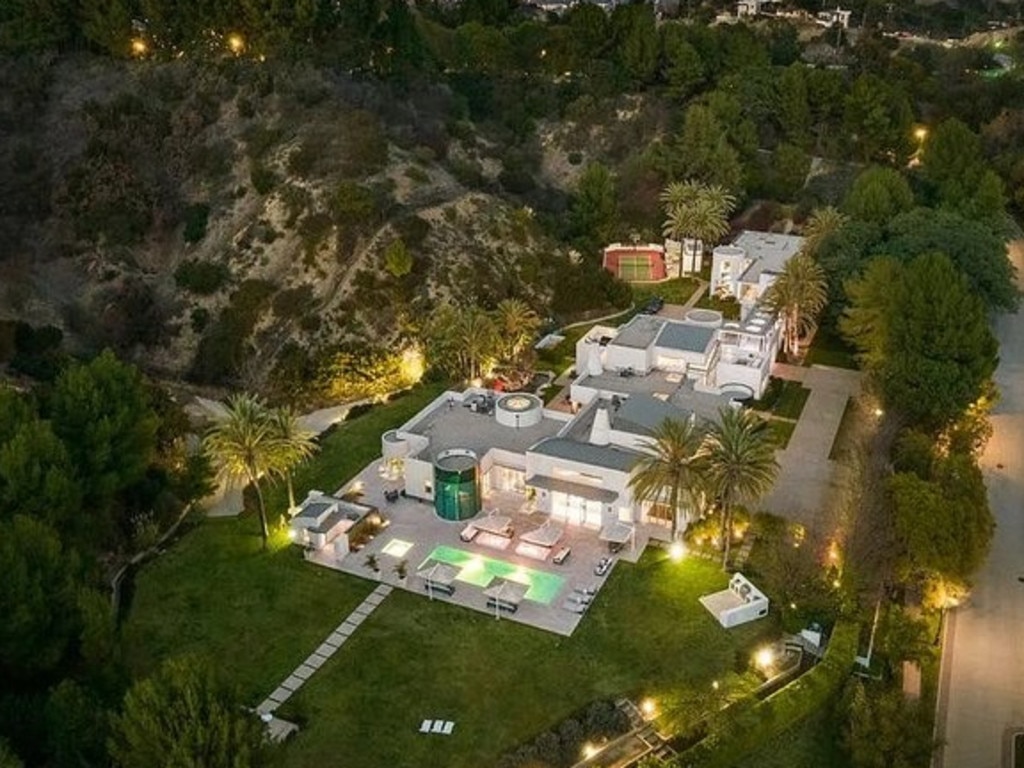 Censori is set to be living alone in the this $53m Beverly Hills mansion. Picture: Realtor