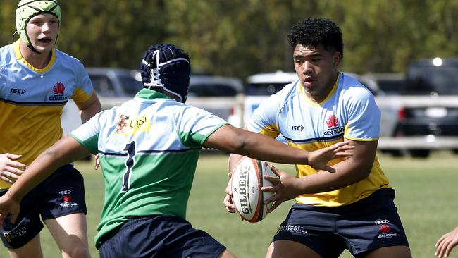 Hasani Bloomfield plays multiple football codes. Picture: John Appleyard