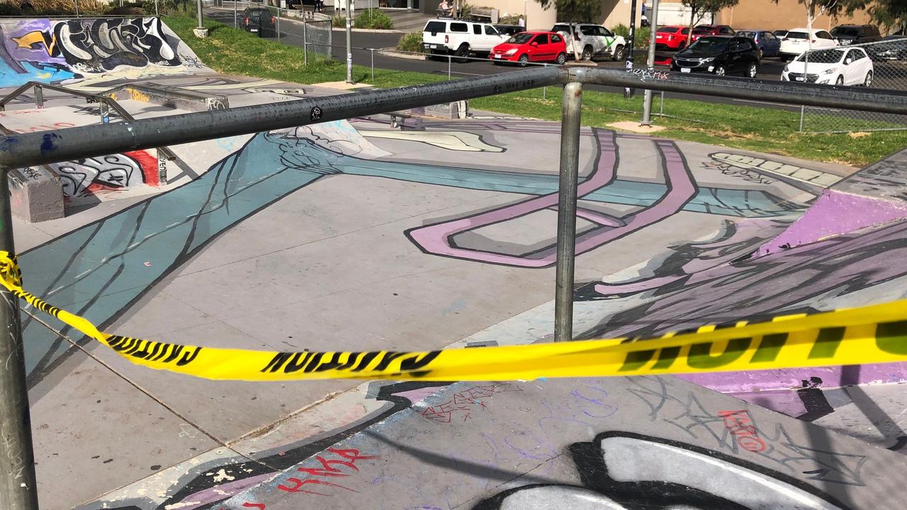 Skate parks have also been shut to the public for the foreseeable future. Picture: Craig Herbert